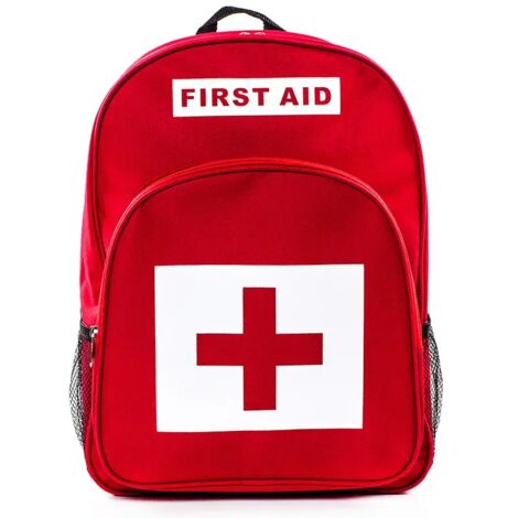 Sac à dos d'urgence pour activités en plein air, trousse de premiers secours, sac de rangement tactique, croix rouge