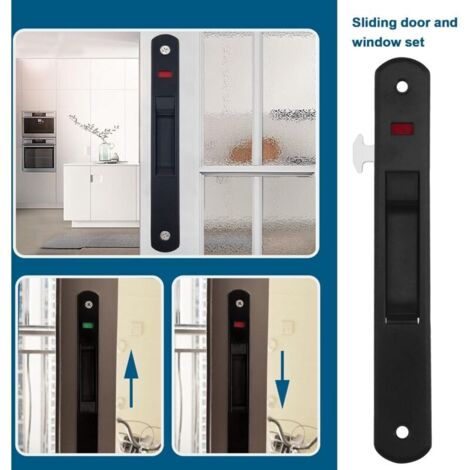 Loquet Coulissant, Verrou De Porte, Verrou De Porte Coulissante, 4Pcs Loquet Coulissant, Verrou De Porte, Verrou De Porte Coulissante, 4Pcs