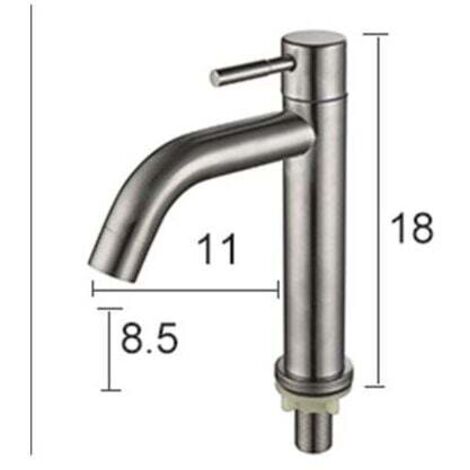 ZVD Robinet Lavabo,Salle Bain avec Haut Mitigeur Lavabo pour Lavabo ou Vasque de Salle Bain, Chaude et Froide Réglable de Mitigeur Lavabo,Laiton Chromé (1/2)