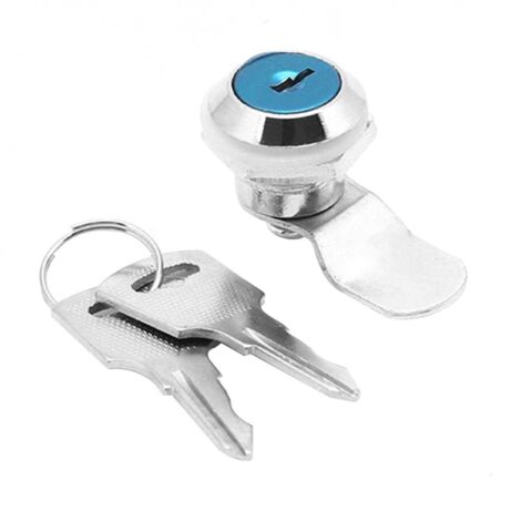 2pcs Lock MS403 Mailbox Metal Cabinet Door Replacements Single Point Security with 2 Keys for Wood Glass Iron Leaf Locks (1/5)