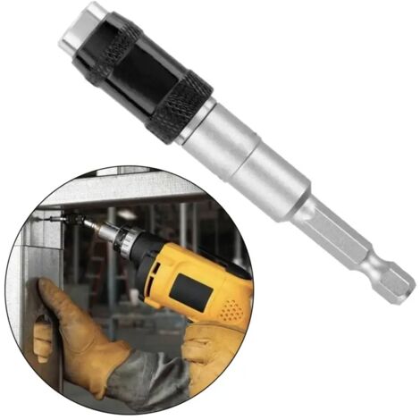 Embout De Perceuse Magnétique à Changement Rapide - Porte-embout Pivotant 20° Avec Ressort De Libération