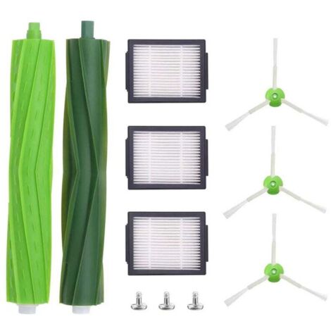 ZVD Kit de pièces de rechange et d'accessoires : filtres, brosses latérales et roues pour aspirateurs iRobot Roomba i7, i7+ et E5, E6 et E7 – Lot de 11 (1/4)