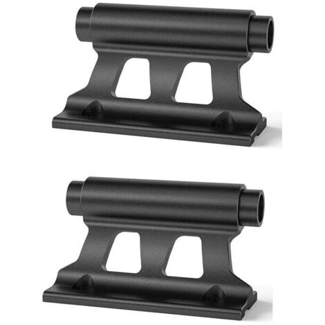 ZVD 2pcs Support de Fixation de Fourche de Vélo, Support Velo Voiture, Axe Traversant à Dégagement Rapide de Bloc de Vélo Polyvalent(noir) (1/4)