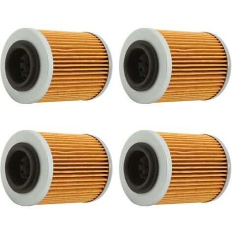 TONYSA 4pcs Oil Filter 420256188 KN152 HF152 Oil Filter Replacement for CAN AM 330 400 450 500 2003-2017