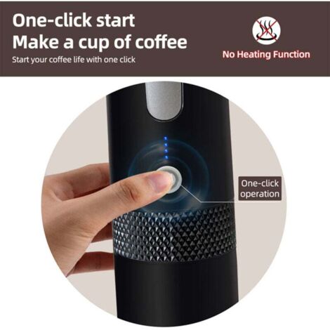 Machine à Café Portable Rechargeable - Expresso Avec Pression 20 Bar, Compatible Capsules K-Cup Et Café Moulu, Pour Voyage, Camping, Bureau - 6