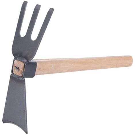 ZVD-Motoculteur manuel - Lame en acier au carbone - Robuste pour desserrer, désherber et creuser - Manche ergonomique en caoutchouc - Résistant à la rouille (1/4)