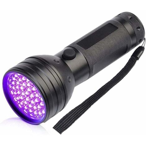 UV-Taschenlampe, 51 LEDs, 395 nm UV-Taschenlampe mit Schwarzlicht, leistungsstarke Ultraviolett-Taschenlampe, UV-Taschenlampe, UV-Schwarzlicht-Taschenlampe, Detektor für Tierurinharz (sc (1/4)