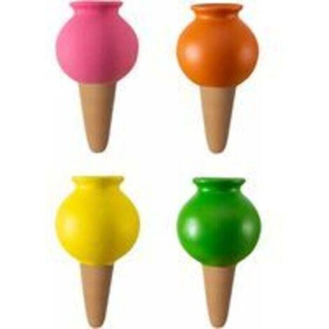 Bâtonnets d'arrosage automatiques en terre cuite, 430 ml, pour plantes d'intérieur en pot. (1/2)