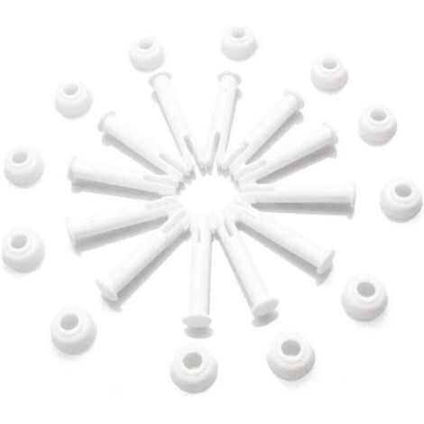 Lot de 12 broches de connexion de piscine, adaptées à la plupart des piscines d'été rectangulaires avec cadre en métal (1/4)