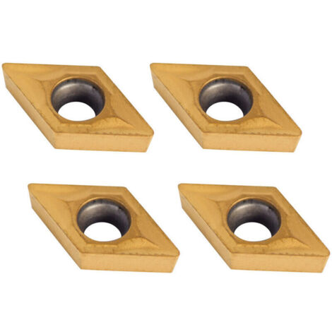 10 plaquettes en carbure CNC, plaquettes de fraisage en forme de diamant, plaquettes en carbure indexables pour tours (1/3)