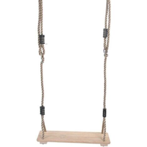 Balançoire pour Enfant 40x16cm avec Planche en Bois de pin Massif (1/4)