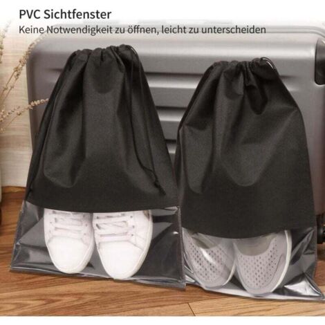 Sac à Chaussures De Voyage 25pcs - Housse Anti-Poussière Imperméable Avec Cordon, Sac Rangement Chaussures Vêtements Pour Sport Et Déplacement