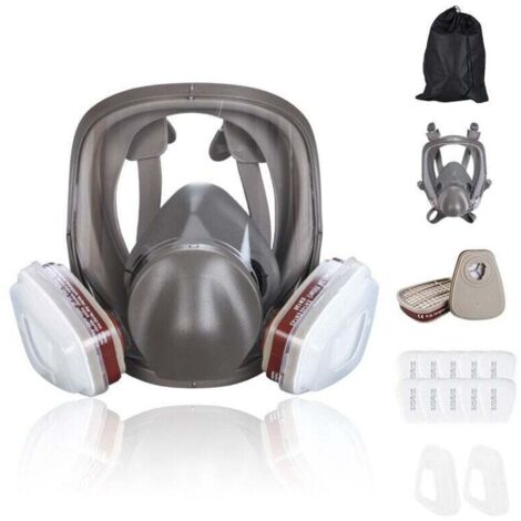 ZVD-16 en 1Masque à gaz antibuée, respirateur facial intégral, respirateur de pulvérisation de peinture industrielle, filtre de travail de sécurité, protection contre le formaldéhyde (1/4)