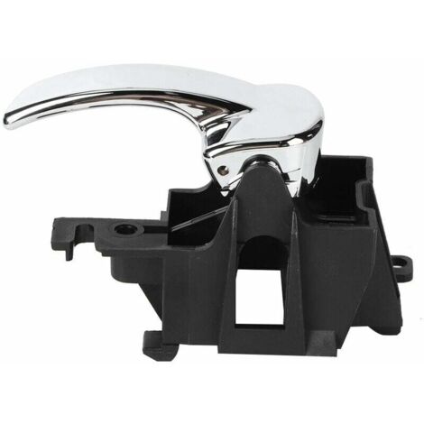 ZVD- pour poignee navarra Bouton de poignée de porte intérieure gauche de voiture de remplacement de poignée de porte intérieure intérieure 80671-4X02B convient pour Nissan Navara D40 Ute 05/200 (1/4)