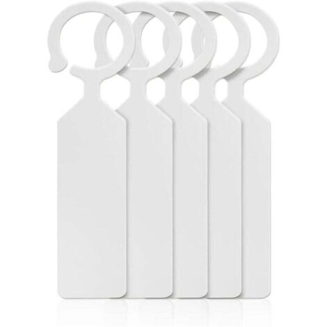 ZVD-100 pcs Plante Arbre étiquettes en Plastique épais marqueurs Pendaison Jardin étiquettes pour Jardinier Blanc (1/4)