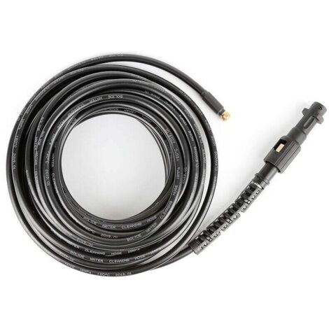 ZVD-15M Tuyau Déboucheur Flexible, Nettoyage Haute Pression pour Éviers, Kit avec Adaptateur pour Karcher K1-K7 (1/4)