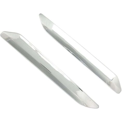 2pcs Couverture de Décoration de Pare-chocs Avant, Remplacement de Bande de Pare-chocs Avant pour Citroen C5 X7 2007-2015, Gauche Droite Anti-rayures Chrome Argent