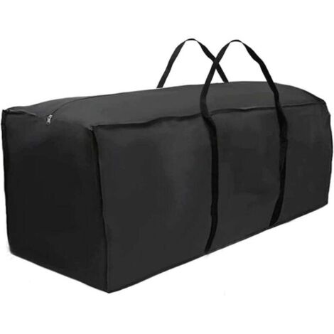 Sac de rangement, housse de protection imperméable pour coussins de jardin, sac de rangement, sac de rangement, pour sapins de Noël, coussins rembourrés, housse de protection imperméable (173 x 76 × 5