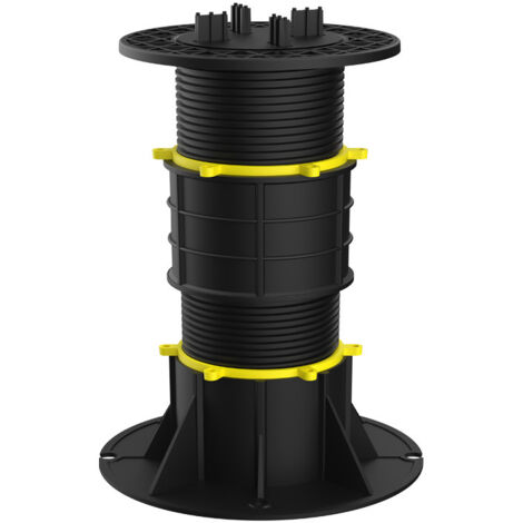 Ensemble de supports de solives et de dalles de terrasse réglables universels DY-A08 (270-355 mm)