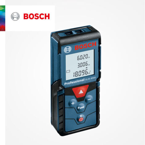 ZVD – Télémètre laser GLM4000 40 m – Précision +/- 1,5 mm – Résistant à l'eau IP54 – Grand écran rétroéclairé – Mallette de transport incluse - 0601072981