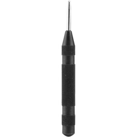 Poinçon central automatique, localisateur automatique noir, outil de marquage de bosses, outil de marquage de fenêtres, localisateur de poinçon central automatique pour trous dans le métal, le verre,  (1/4)