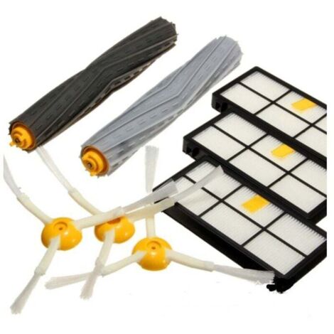 ZVD-Accessoire pour aspirateur-8PCS Accessoire iRobot Kit de Remplacement Accessoires pour iRobot Roomba 800-900 Series, 880-860-870-871-980-990 Robots (1/4)