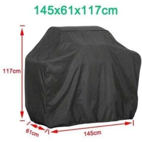 ZVD-Accessoires barbecue, housse de protection étanche, étanche, 145x61x117cm-- (1/4)