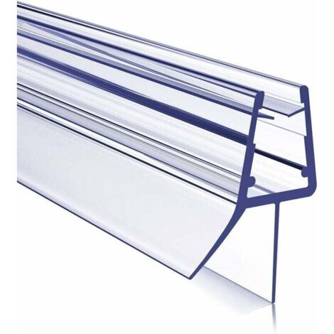 ZVD-Joint de douche 80cm pour douche des scellées porte, Salle de douche joint d'étanchéité PVC , Protection étanche, pour 4-6mm de verre- (1/4)