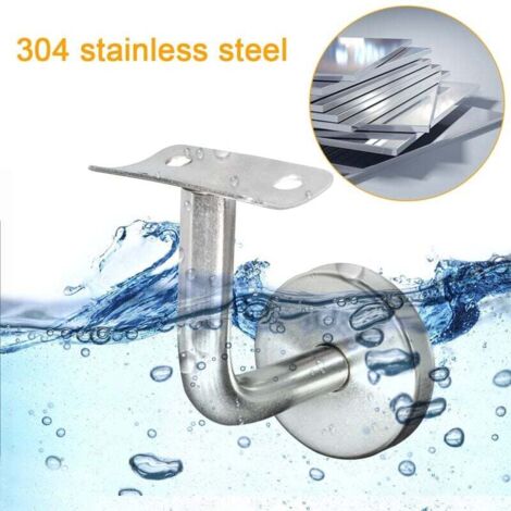 Support de main courante en acier inoxydable 304 pour rampe d'escalier ...