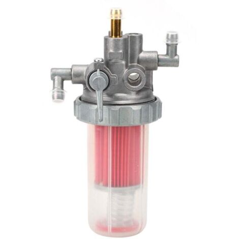 Ensemble de filtre à carburant en acier inoxydable convenant pour John Deere X495 X595 415 455 670 (1/4)