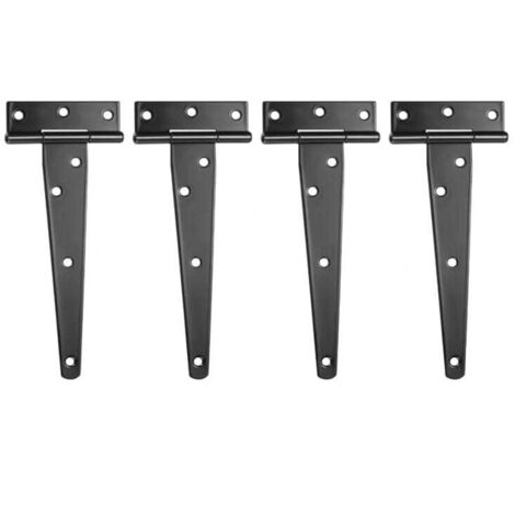 Charnières Pivotantes à Axe Caché En Fer, 4 Pièces, Charnières Pour Portes D'armoires En Bois Avec Goupilles Portes En Bois A Ouverture Libre Noir 97230948