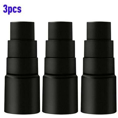 ZVD- 3 Pièces Adaptateur pour Tubulure d'extraction Adaptateur Réducteur pour outil aspiration poussière perceuse scie sauteuse scie circulaire ponceuse excentrique perceuse d'établi (1/4)
