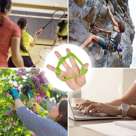6 Pièces Hand Grip Musculation En Silice - Exerciseur De Main Et Doigts 3 Niveaux De Resistance Musculation Main Pour 88428622