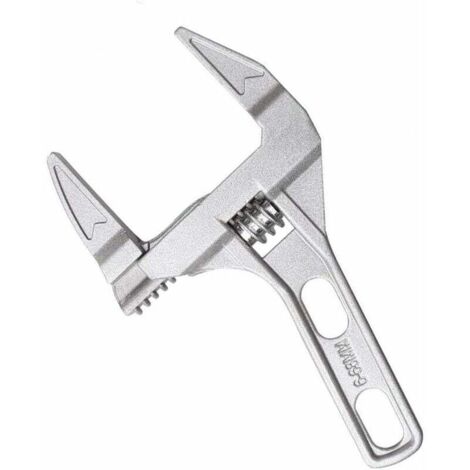 ZVD-Clés à molette 6-68mm Clé à mâchoire large Clé de salle de bain Outils à main en alliage d'aluminium pour serrer ou desserrer les écrous et les boulons (1/4)