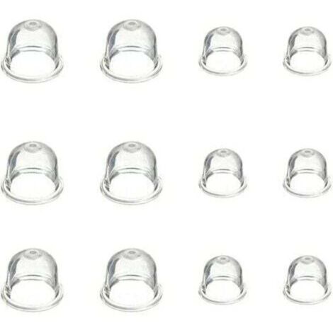 ZVD-12 Pièces Carburateur Amorce Pompe Ampoule 19 mm et 22 mm Poire Pompe Amorcage Accessoires de Carburateur pour Debroussailleuse Tronçonneuse Souffleur Tondeuse (1/4)