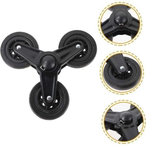 Lot De 2 Roues De Rechange Pour Chariot De Courses – Roues En Caoutchouc Et Plastique De Grand Diametre Accessoires Pour Chariotchariot 92018427