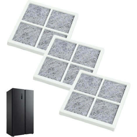 ZVD-Filtre à air pour Réfrigérateur LG Pure n Fresh,3 Pcs filtres à air de rechange,LG Pure Fresh,pour Réfrigérateur/Réfrigérateur/Purificateur d'air LG LT120F,ADQ73214405,ADQ73214404,ADQ73214408 (1/4)