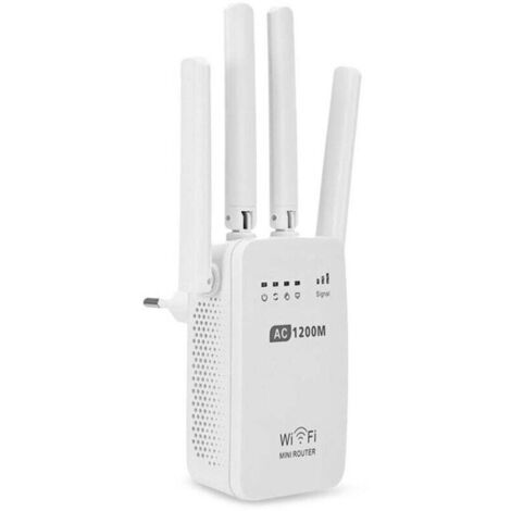 ZVD-Routeur réseau sans fil Wi-Fi 1200 M, amplificateur de signal, répéteur d'extension haute puissance 5G AC05 (1/4)