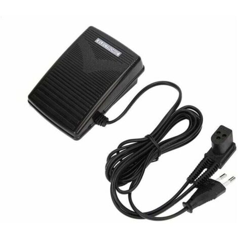 Pédale pour machines à coudre – Pédale avec câble d’alimentation, adaptée à la machine à coudre Singer 974,