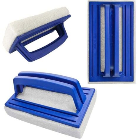 ZVD-2 Pièces Brosse Éponge Ligne d'eau Brosse De Nettoyage De Piscine Brosse De Piscine en Plastique Brosse Plancher Mur Piscine Brosse Ligne d’Eau Piscine pour Nettoyer Piscine Spa Baignoires Murs (1/4)