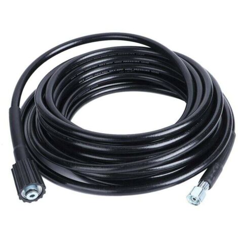 Tuyau haute pression 10 m, filetage M22 – tuyau de nettoyeur haute pression avec attache rapide pour nettoyeurs haute pression Krcher K2 K3 (1/4)