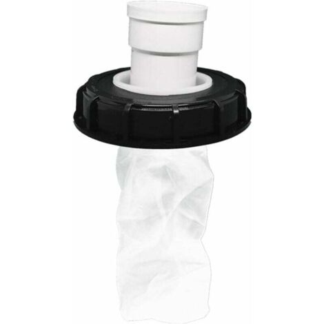 Filtre à eau de pluie ZVD-IBC - Nylon lavable - Avec couvercle - 165 mm - 245 mm - Accessoire pour réservoir d'eau de pluie (165 mm, vertical) (1/4)