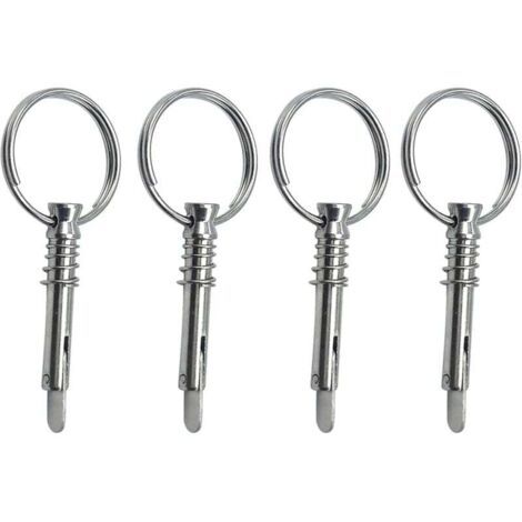 ZVD-4 PCS Bimini Top Pins, Goupilles à Dégagement Rapide en Acier Inoxydable 316 pour Quincaillerie Marine (1/4)