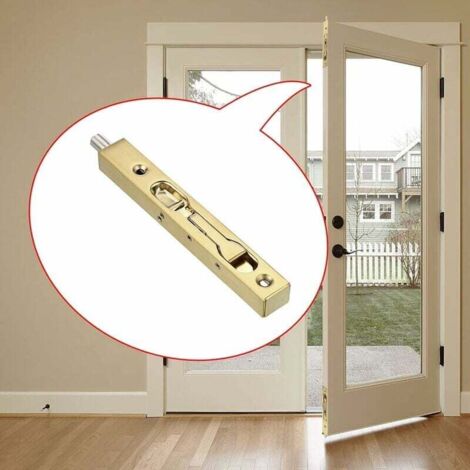 EASILOK Serrure à Pêne Dormant, Serrure De Porte Avant à Visser, Sans