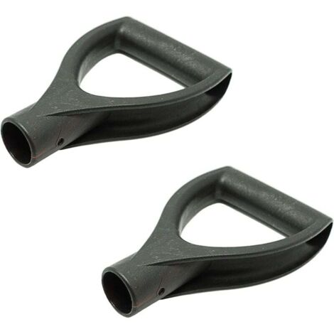 ZVD-Poignée en D pour Pelle à Neige, Poignée de Rechange en Plastique, Accessoires de Jardin, Lot de 2 (1/4)