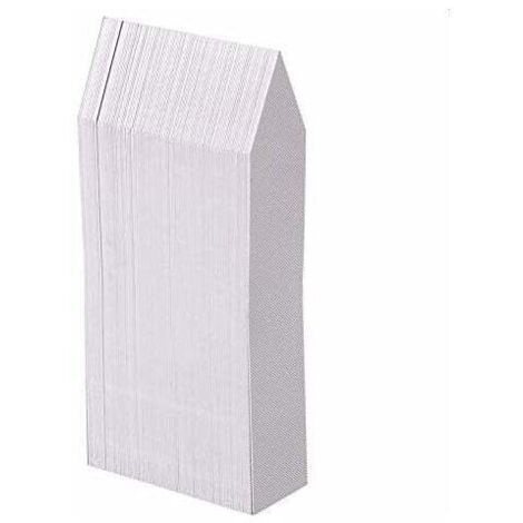 ZVD-étiquette en plastique pour plantes 100 pièces, étiquette de jardin en plastique blanc 10x2cm (1/4)