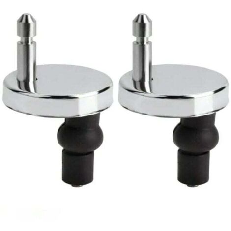 2 pièces vis pour abattant WC, charnière pour abattant WC fixation abattant WC couvercle WC acier inoxydable, pièces de réparation abattant WC, vis abattant WC accessoires (1/4)