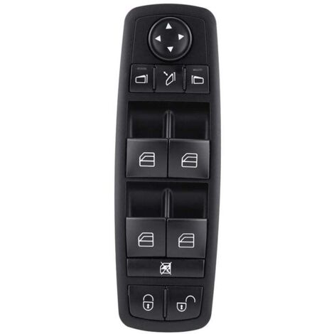 ZVD- Commutateur de fenêtre principal d'alimentation pour Mercedes Benz W169 classe A W245 classe B 1698206710 (1/3)