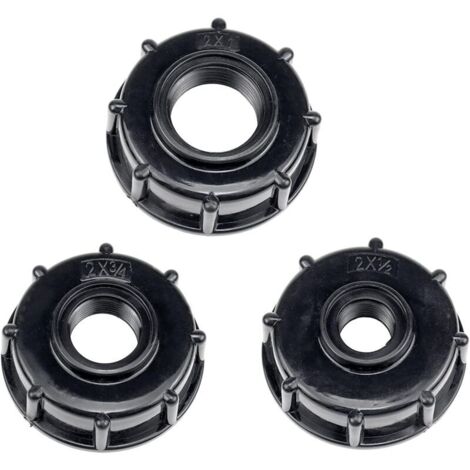 Mohito - Lot De 2 Raccords De Vidange IBC S60 X 6 - Bec Verseur 135° Pour Réservoir 1000L - Adaptateur Pour Citerne Eau De Pluie