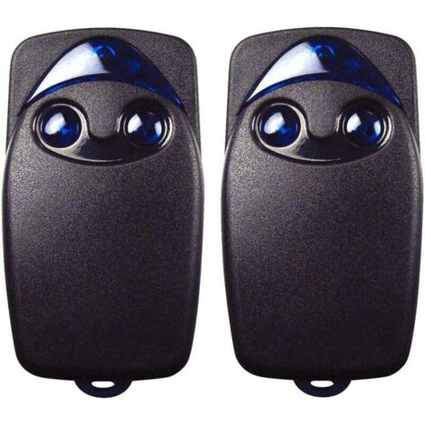 x Flo2r-s Télécommande Motorisation Portail Porte de Garage 433.92MHz 2 Boutons Garantie 3 Ans